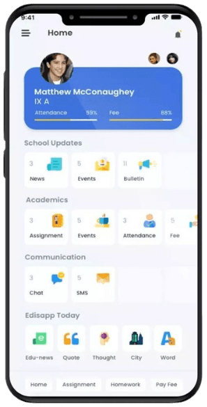 Parent App Dashboard